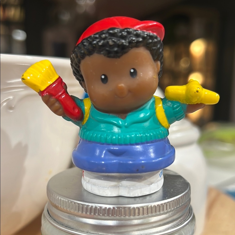 Kids Toy Figure with Red, Blue, and Green Colors